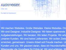Tablet Screenshot of klickmeister.de